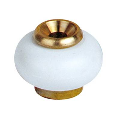 Butée de porte cylindre à visser laiton Ø30 mm - Gedimat - NORAIL