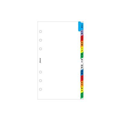 Recharge index alphabétique format Personal Blanc