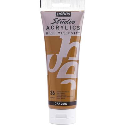 Peinture Studio Acrylics - 250 ml - sienne naturelle - PÉBÉO