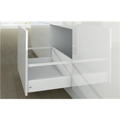 Casserolier Arcitech HETTICH - P.350 H.282/126mm - blanc sans coulisse avec tringle - 9149432 - HETTICH FRANCE