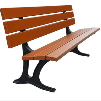 Banc fonte et bois exotique 6 lames - JAD Groupe