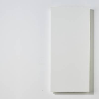 Tablette bois droite blanc - 60x25cm - Gedimat