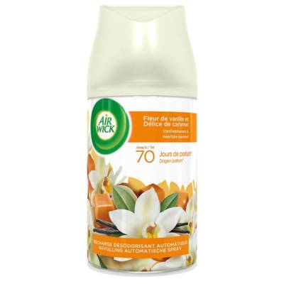 Recharge Freshmatic Pure Fresh Vanille et Délice de Caramel -250ml
