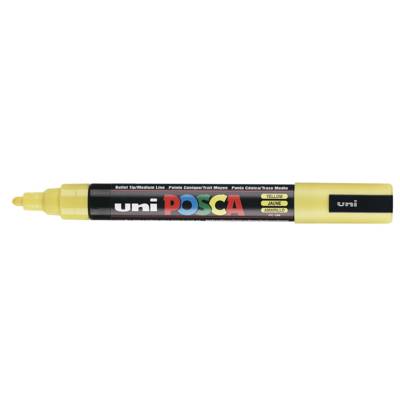 Marqueur pointe conique moyenne pc5m 1,8 - 2,5mm jaune - POSCA