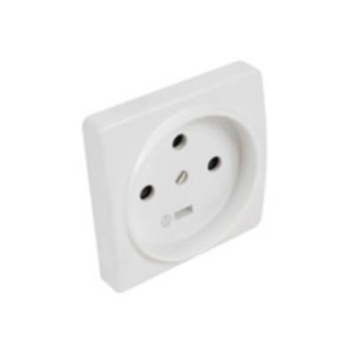 Prise encastrée 20A 3P+T blanc - Gedimat - DEBFLEX