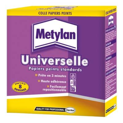 Colle papiers peints universelle - paquet de 250g - Gedimat - METYLAN