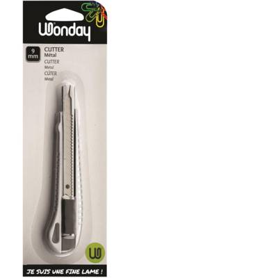 Cutter métal 9 mm - Armature métal - Système autobloquant