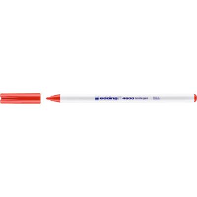 Feutre pour textiles 4600 rouge 1 mm - EDDING