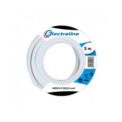 Câble domestique H05VV-F 3G2,5 5 m - Gedimat - ELECTRALINE