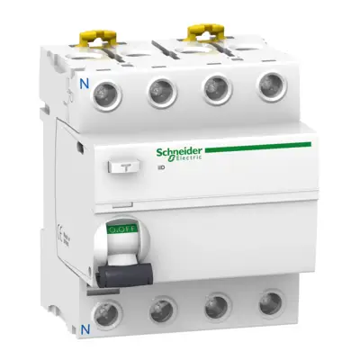 Acti9, iID interrupteur différentiel 4P 40A 30mA type AC - SCHNEIDER ELECTRIC - A9R11440