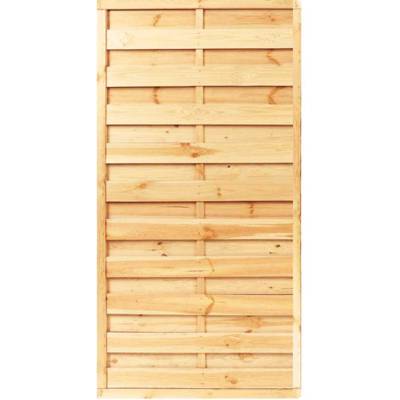 1/2 écran vertical droit en pin - 1,80 x 90 cm - vert - Gedimat