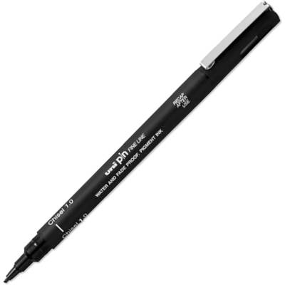 Feutre technique PIN Chisel 1.0, noir - UNI-BALL