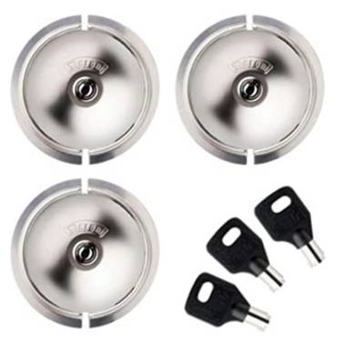 Serrure UFO pour porte arrière et 2 latérales utilitaire + 3 clés - 8080333315D - MERONI SERRATURE