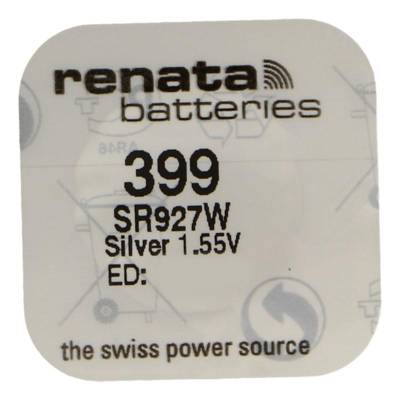 Pile bouton Silver Oxyde 399  / SR927W  0% mercure
