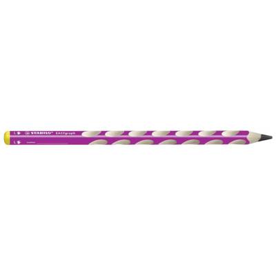 Crayon graphite STABILO EASYgraph HB gaucher - rose