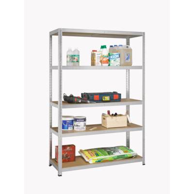 Etagère métal/bois STRONG - 176x120x45cm - Gedimat