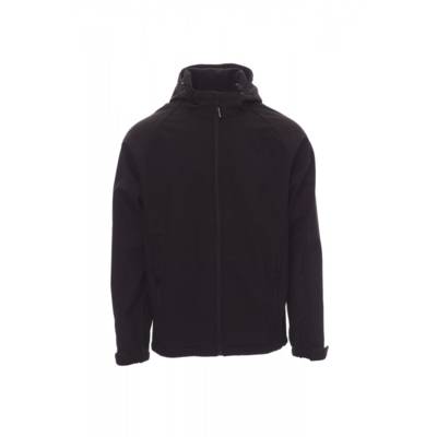 Soft-shell soft shell mechanical stretch 320 gr PAYPER GALE NOIR - 001044035514000L