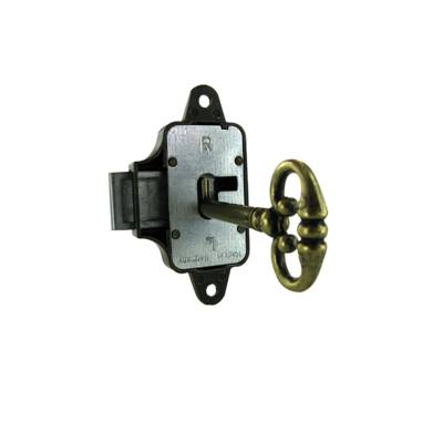 Serrure à visser en applique pour porte gauche bronze axe 20 mm - Gedimat - NORAIL