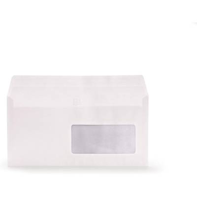 Enveloppes110 x 220 mm, DL, avec fenêtre à droite 35 x 100 mm - OXFORD