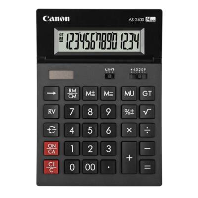 Calculatrice de bureau AS-2400 14 Chiffres Ecran réglable - CANON