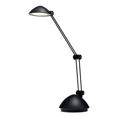 Lampe à led Space noire satiné métal et ABS