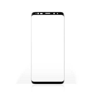 Protecteur d'Écran en Verre pour Galaxy S9 Plus Incurvé 3D Transparent / Noir