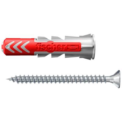 Cheville tous matériaux DUOPOWER 8 x 40 avec vis - sachet de 15 pièces - Gedimat - FISCHER