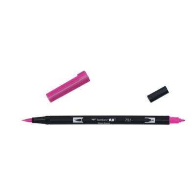 Feutre Dessin Double Pointe ABT Dual Brush Pen 725 rouge rhodamine