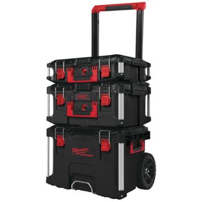 Système de rangement 3 coffrets modulables PACKOUT BOX 3PCS SET - MILWAUKEE - 4932464244 - Maxoutil