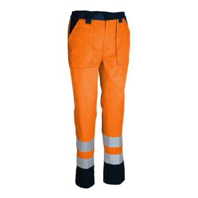 Pantalon de travail haute visibilité. 65% polyester et 35% coton, 245 g/m². - SINGER- taille L - PUMO L - Maxoutil