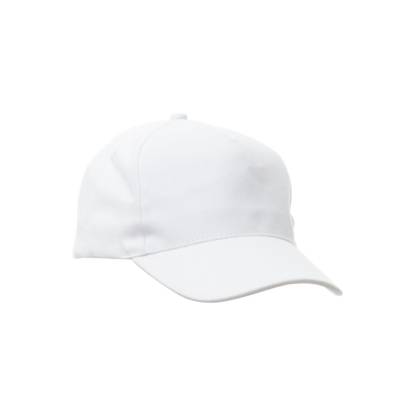Casquette unisexe 5 panneaux DENVER - Taille unique - Blanc - PAYPER - PAY13691