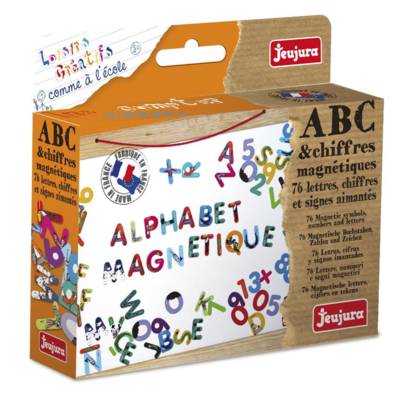 Coffret De 76 Lettres Et Chiffres Magnétiques Les Animaux