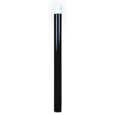 Potelet Bilboquet PMR boule blanche Ø 8 cm - Poteau de ville coloris variable