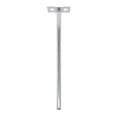 Pied elliptique en aluminium avec platine de fixation - Gedimat - RENZ