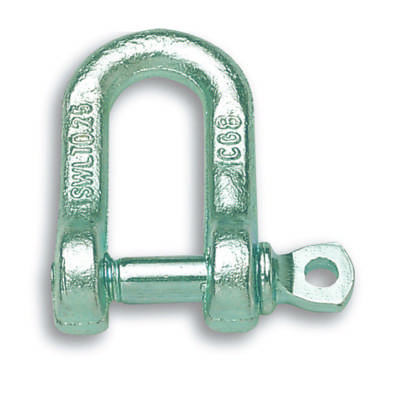 Manille droite acier zingué axe 6mm larg.int.11mm - Gedimat - CHAPUIS