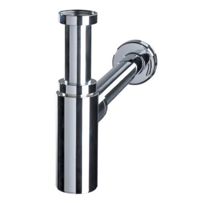 Siphon LINÉIS laiton chromé - sortie Ø32 mm - Gedimat - WIRQUIN