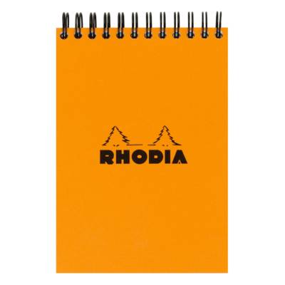Bloc RI Classic ORANGE A6 10,5x14,8 cm Q 5x5 80F Microperforées 80g