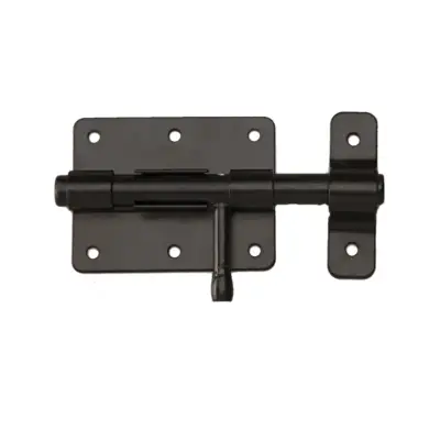 Verrou de box poire renforcé MERMIER zingué noir - Ø 8 mm - M-437082 - MERMIER MAP VP