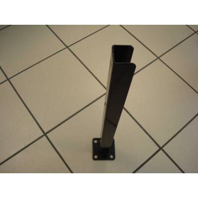 Platine métallique pour fixation sur muret - 50 cm - Gedimat