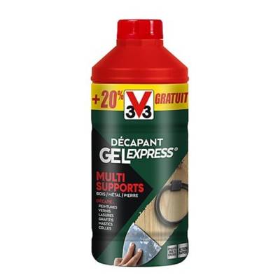 Décapant gel express multi usages 1l+20% - Gedimat - V33