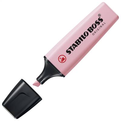 Surligneur BOSS ORIGINAL Pastel Pte Biseautée 2 - 5 mm Soupçon de Rose