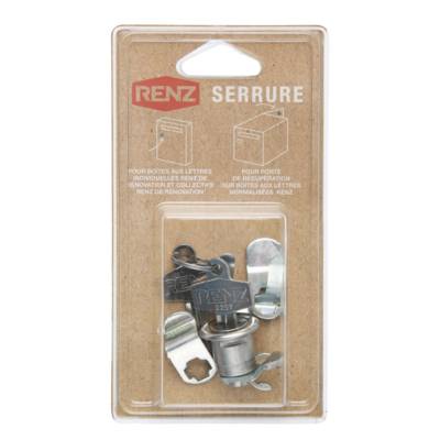 Serrure traditionnelle courte pour boîte aux lettres - Gedimat - RENZ