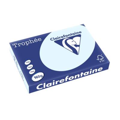 Ramette 250 Feuilles Papier 160g A3 420x297 mm Certifié FSC  Bleu
