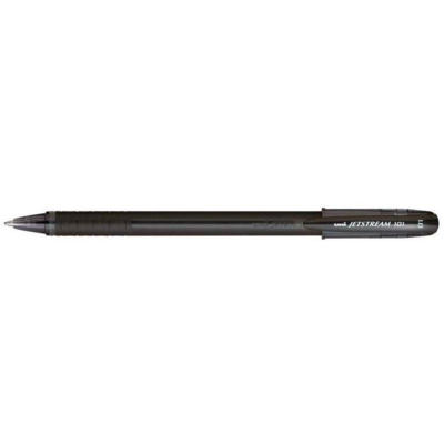 Roller encre gel Jetstream 101 SX101/10 pointe moyenne 1mm noir - Uni-Ball