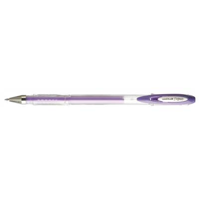 Roller encre gel Signo UM120AC pointe moyenne 0,7mm Violet Pastel - Uni-Ball