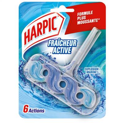 Bloc WC Activ Fresh 6 actions pour cuvettes parfum marine