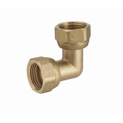 Coude laiton double femelle écrou libre F3/8 (12x17) NOYON & THIEBAULT - 803727