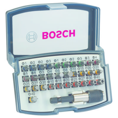 Embouts de vissage extra-dur - coffret de 32 pièces - Gedimat - BOSCH
