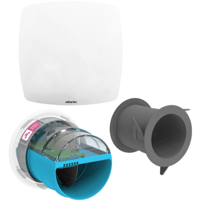Kit e-Twist&Go pour Hygrogenius avec 1 Piquage 80 WC + 1 Bouche Line - ATLANTIC - 526293 - Maxoutil