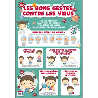 Poster Gestes Barrières 52 x 76 cm